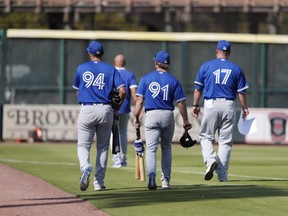 The Blue Jays shut down their facility in Dunedin, Fla., yesterday after a player showed coronavirus symptoms.