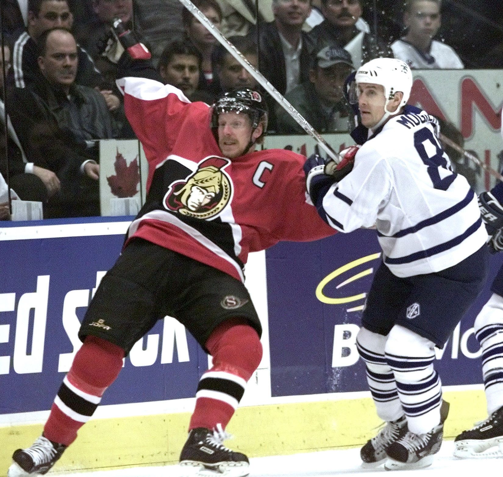 Jim McKenzie of the Winnipeg Jets skates against the Toronto Maple