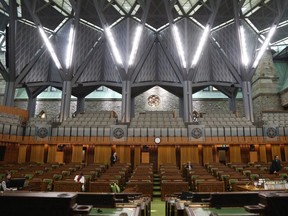 Canadian Members of Parliament arrive for a Special Committee on the COVID-19 pandemic in the House of Commons on Parliament Hill May 13, 2020 in Ottawa.