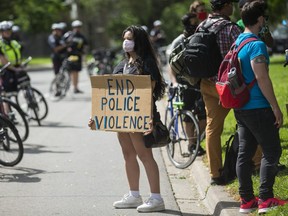 Anti-racism demonstration in front of Queen's Park in Toronto, Ont. on Saturday June 6, 2020.