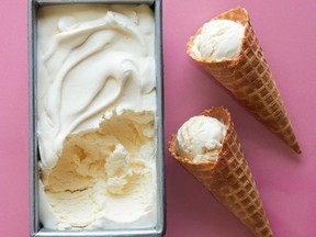 No-churn vanilla ice cream from Food Network