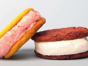 Create delicious ice cream sandwiches with your favourite cookie and ice cream filling.
