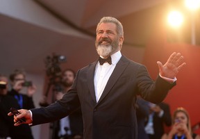 Director Mel Gibson arrives for the premiere of “Hacksaw Ridge” presented out competition at the 73rd Venice Film Festival on Sept. 4, 2016 at Venice Lido. FILIPPO MONTEFORTE/AFP