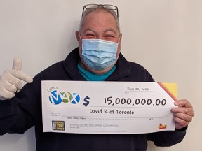 David Redinger, 71, matched all seven numbers of his LOTTO MAX ticket and won $15 million.