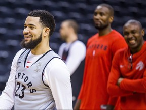 Toronto Raptors Fred VanVleet at practice during the NBA Finals Media Day at the Scotiabank Arena in Toronto, Ont. on Wednesday May 29, 2019. Ernest Doroszuk/Toronto Sun/Postmedia