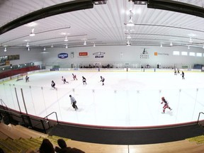 Hockey coach Daniel Erlich won’t be stepping on to rinks such as this one until he pays his $1,500 to the Ontario Hockey Federation for a new certification process. Problem is, COVID has put him out of work, so he can’t afford the fee. JANA CHYTILOVA/Postmedia)