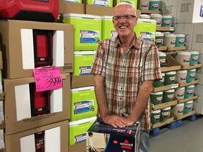 Joel Clarridge of the famous Real Deals warehouse sale is open for business with safe shopping protocals in place