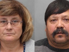 Maria Alice Cruz, 60, left, and Jose Dias, 63, face charges after alleged assaults at their west-end Toronto home daycare.