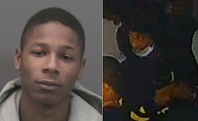 Terrell Burke Whittaker, 24 of Brampton, left, and Javontae Johnson, 18 of Pickering are both wanted by Toronto Police