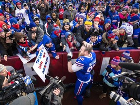 Thousands of Canadians usually are in the crowd at Buffalo Bills home games in Orchard Park, N.Y.