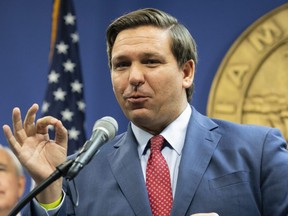 Florida governor Ron DeSantis.