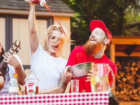 Burlington band Walk Off The Earth performed an unusual version of O Canada using French's tomato ketchup bottles in a new video now on YouTube.