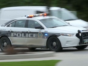 A Winnipeg Police cruiser.