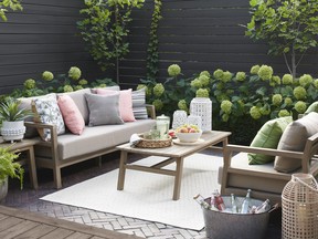 Create a Hamptons-inspired outdoor space. HOMESENSE