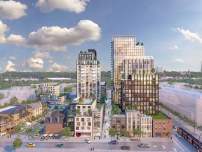 A RENTAL COMEBACK: A growing number of purpose-built rental
developments are planned for Toronto such as Mirvish Village which will
include a large portion of 2 and 3 bedroom units for young families.
SUPPLIED