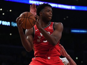 Raptors forward OG Anunoby showed off some of his new dribbling skills in a win over the Trail Blazers last night in Orlando.