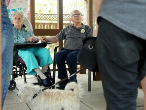 OTTAWA - MAY 24, 2020  Mervyn Tripp, 101, and his 97-year-old wife,  Emily, celebrated their 73rd anniversary at Almonte Country Haven long-term-care facility.