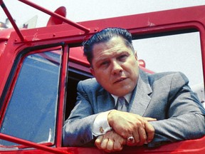 Teamster boss Jimmy Hoffa could shut down trucking in the U.S. with a phone call and bring the economy to its knees.