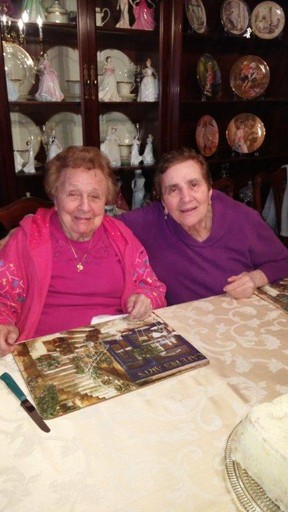 Paul Townshend’s mom, Angela, and mother-in-law, Elza Canali, both reside at Villa Colombo. SUPPLIED/FAMILY
