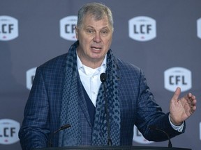 Commissioner Randy Ambrosie recorded a message to a football league in Finland, one of the CFL’s partners in its global outreach initiative. It was as benign as can be, but given the damning lack of communication from Ambrosie of late, he was taken to the woodshed by CFL players and at least one media outlet for paying attention to the wrong league. The Canadian Press