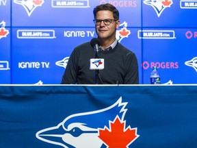 Toronto Blue Jays general manager Ross Atkins is trying to stay positive. ERNEST DOROSZUK/SUN FILE