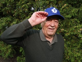 Toronto Maple Leafs Intercounty Baseball League owner Jack Dominico, shown in 2017, isn't happy that a 50-plus-year streak of Maple Leafs baseball is coming to an end due to COVID-19.