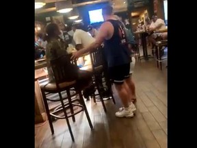 A chaotic melee was unleashed inside an Arkansas restaurant over social distancing amid the coronavirus, according to a report.