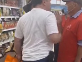 Peel Regional Police are treating a confrontation at a Mississauga T&T Supermarket as a hate-motivated incident after a man, who has now been identified by police, refused to wear a mask and made racist comments towards workers before being kicked out of the store on July 5.