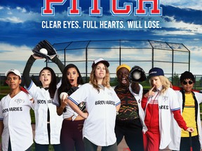 Gwenlyn Cumyn, second from the left, and Knox, second from right, star in Slo Pitch, a web series about a lesbian beer-league baseball team.