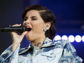 Nelly Furtado performed during WE Day Canada on Sunday, July 2, 2017 on Parliament Hill.