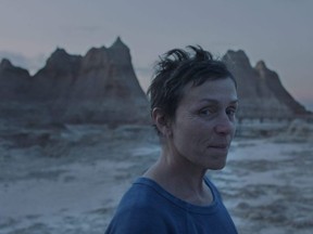 Frances McDormand in the film Nomadland.