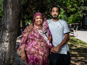 OLG lottery winner Haider Ali Algaraw with his wife Sakina Mahamat Taha.