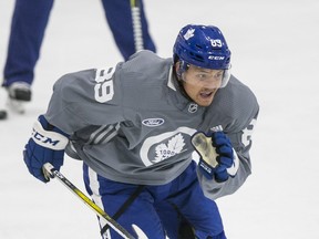 Nick Robertson was impactful through the Maple Leafs’ five training camp scrimmages, and in the club’s final practice on Saturday before it heads into the bubble on Sunday night.