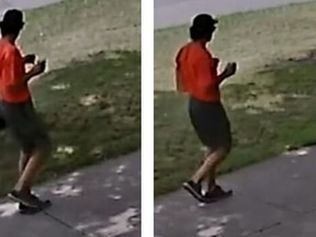 Toronto police need help identifying this man, who is suspected of spitting on a woman near Roncesvales Ave. and The Queensway on Wednesday, July 29, 2020. The same man may be responsible for numerous other scary incidents targeting women in the area since May 2020.