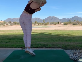 Golfer Paige Spirinac says she prefers not to wear underwear while on the course.