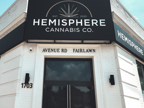 The first Second Cup coffee shop location in Toronto has been converted into a cannabis retail store, with six more slated in Ontario by the end of the year.