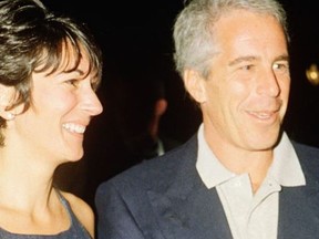 The fun couple. Jeffrey Epstein and his alleged "pimp" Ghislaine Maxwell.