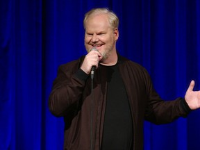 Jim Gaffigan performs in his latest stand-up special, The Pale Tourist, now streaming on Amazon Prime Video.