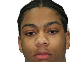 Trestin Cassanova-Alman, 19, is wanted for a carjacking in Mississauga that followed a shootout with cops on Friday, July 24, 2020.