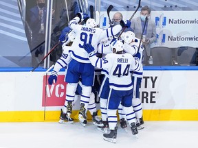 The excitement the Leafs showed following their OT victory on Friday was not lost on coach Sheldon Keefe, who said it was “beyond anything that I’ve seen from us.”