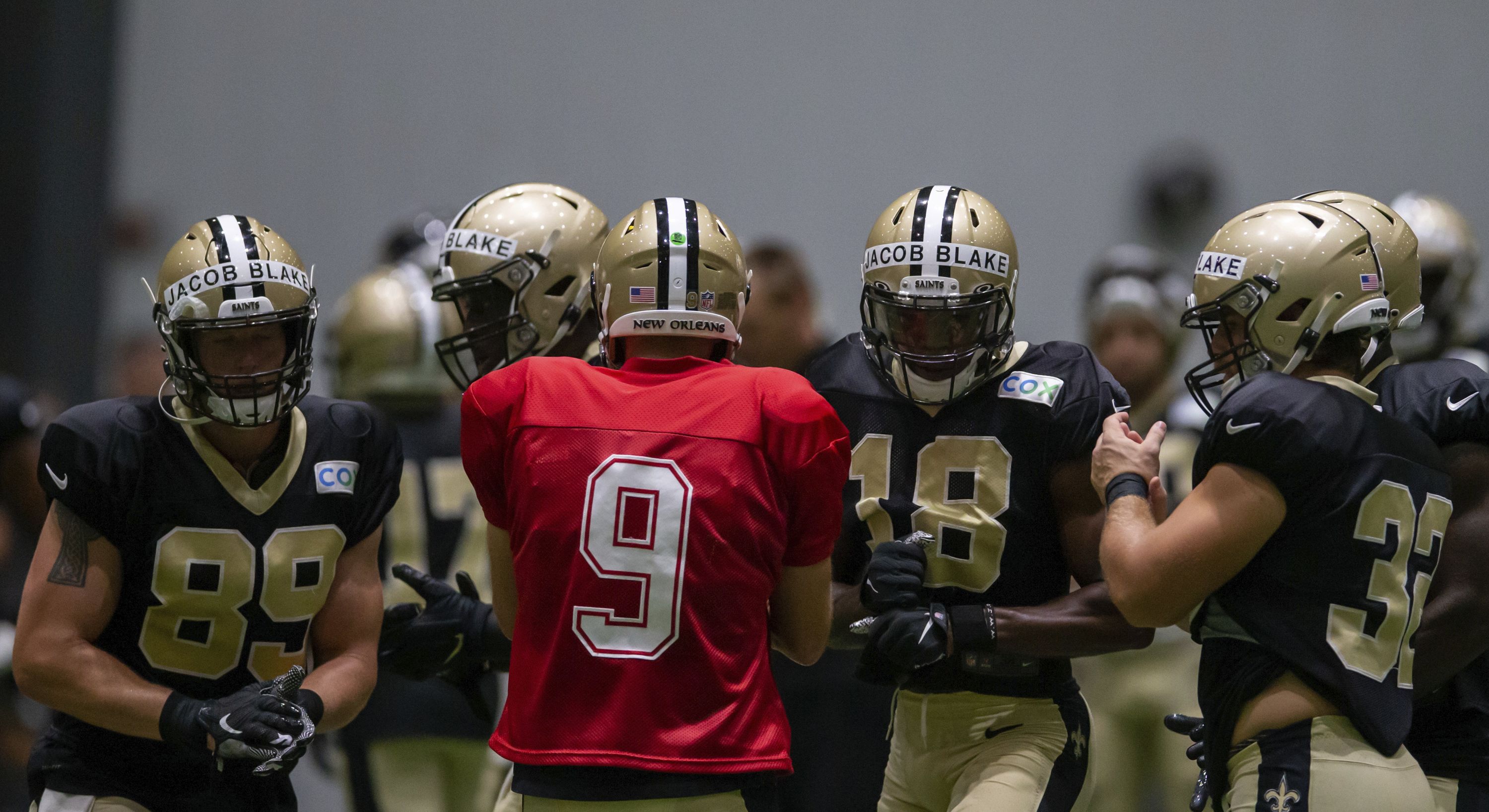 Multiple NFL Teams Cancel Practice, Drew Brees Puts 'Jacob Blake' Name on  Helmet