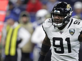 According to multiple reports Sunday, the Jacksonville Jaguars have traded fifth-year defensive end Yannick Ngakoue to the Minnesota Vikings for a 2021 second-round draft pick and a conditional fifth-rounder in 2022.