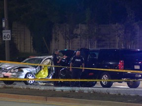 A man, 87, was killed in an early morning two-vehicle crash at Bovaird Dr. E. and Nasmith St., in Brampton, on Saturday, Aug. 29, 2020.