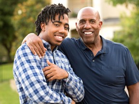 A father seems overly eager to meet the parents of his son's girlfriend.