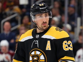 Boston Bruins winger Brad Marchand says sports is a luxury when placed against the real every-day problems of those who “don’t feel safe in their own skin.”
