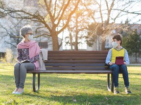 Grandparents worry when the grandchildren go back to school during the pandemic.