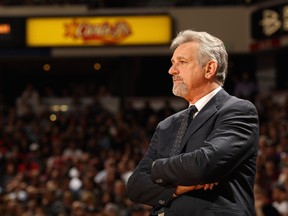 Head coach Paul Westphal of the Sacramento Kings stands by the bench during their game against the Chicago Bulls at Power Balance Pavilion on December 29, 2011 in Sacramento, California.