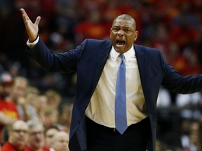 Head coach Doc Rivers of the Los Angeles Clippers is one of countless pro athletes and management who have reacted emotionally to the recent racial strife in the U.S. and the sports world's historic reaction to it.