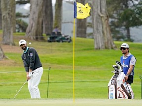 Hadwin shot a level par-70 after bogeying the 18th hole to finish his round in San Francisco yesterday. He starts Sunday tied for 34th. USA TODAY