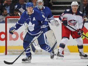 Mitchell Marner and the Leafs take on the Columbus Blue Jackets in a best-of-five series. Getty Images